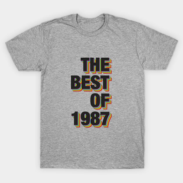 The Best Of 1987 T-Shirt by Dreamteebox